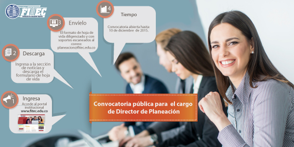CONVOCATORIA PÚBLICA PARA CARGO DE DIRECTOR DE PLANEACIÓN - Imagen 1