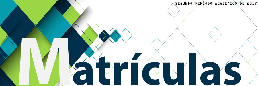 FECHAS DE MATRÍCULA ORDINARIA SEGUNDO PERÍODO ACADÉMICO DE 2017 - Imagen 1