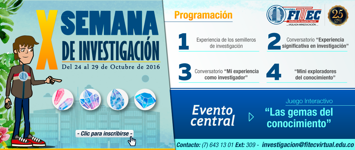 INICIA LA SEMANA DE INVESTIGACIÓN - Imagen 1